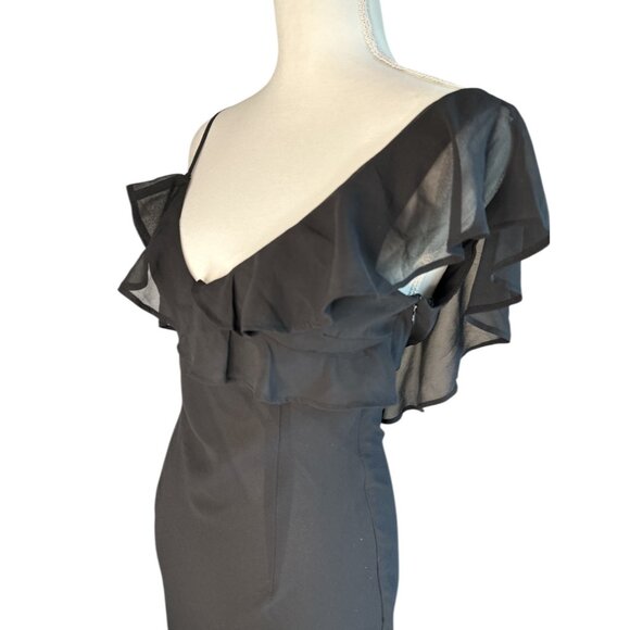 Runaway The Label Vacanza Maxi Dress in Black Small New Womens Gown - Picture 8 of 16